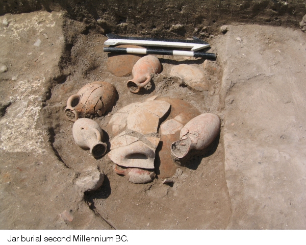 Second Millennium BC. Jar burial